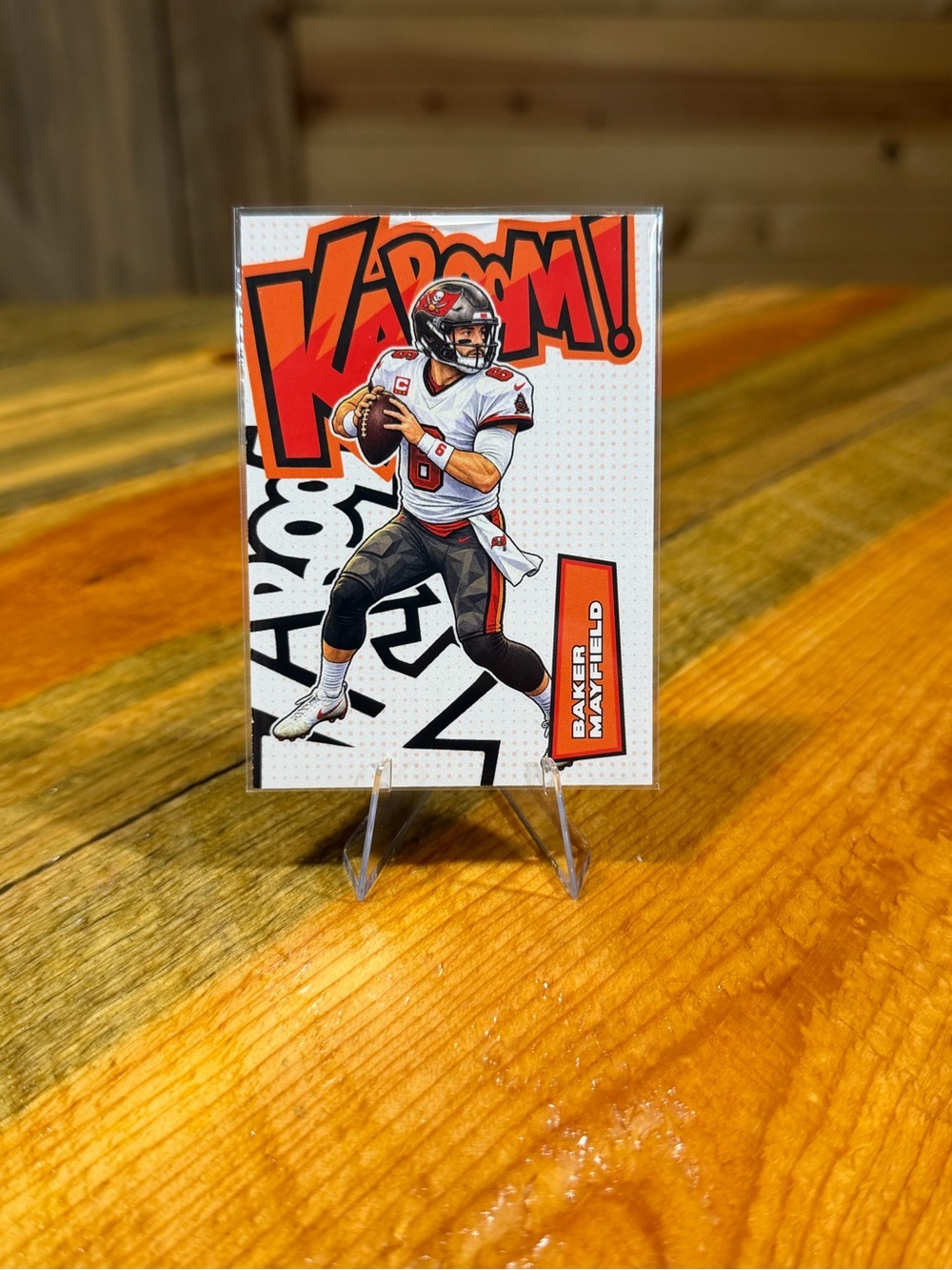 Baker Mayfield Tampa Bay Buccaneers Custom Kaboom! Football Card